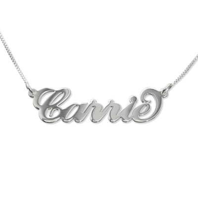 Small Name Necklace - Carrie Style - Handcrafted & Custom-Made