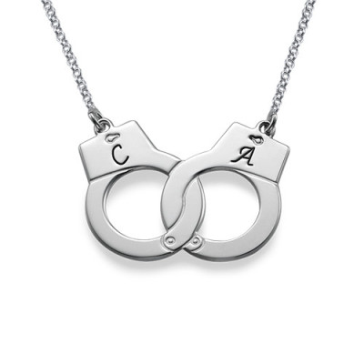 Sterling Silver Handcuff Necklace - Handcrafted & Custom-Made