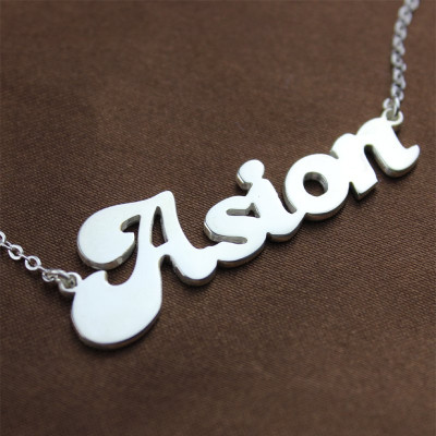 Ghetto Name Necklace Sterling Silver - Handcrafted & Custom-Made