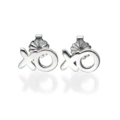 XO Silver Earrings - Handcrafted & Custom-Made