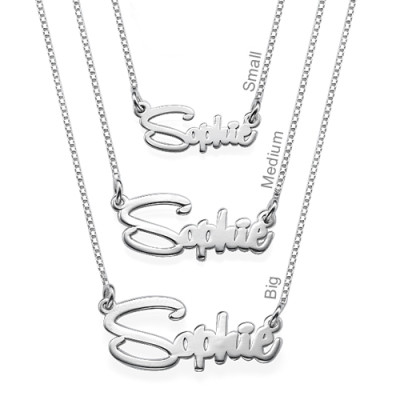 Say My Name Personalised Necklace - Handcrafted & Custom-Made