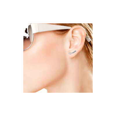 Sterling Silver Personalised Name Stud Earring (PAIR) - Handcrafted & Custom-Made