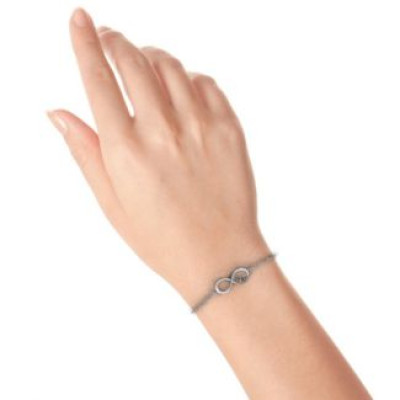 Personalised BFF Friendship Infinity Bracelet - Handcrafted & Custom-Made