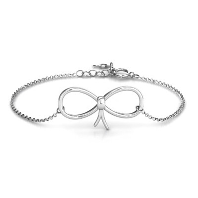 Personalised Classic Bow Bracelet - Handcrafted & Custom-Made