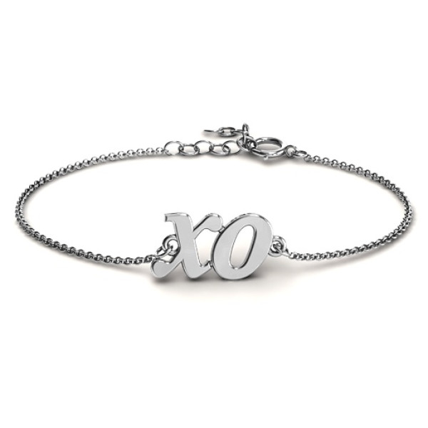 Personalised Classic Kiss and Hug Bracelet - Handcrafted & Custom-Made