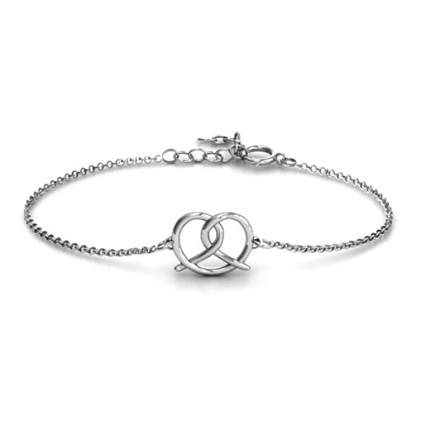 Personalised Love Knot Bracelet - Handcrafted & Custom-Made