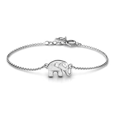 Personalised Lucky Elephant Bracelet - Handcrafted & Custom-Made