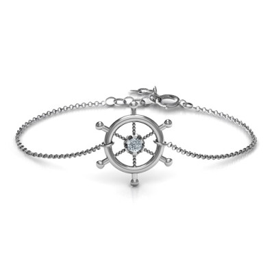Personalised Ship's Wheel Bracelet - Handcrafted & Custom-Made