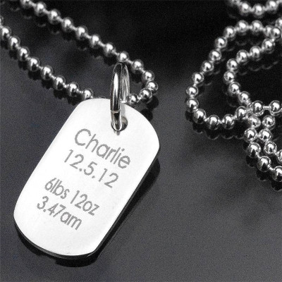 Personalised Print Dog Tag - Handcrafted & Custom-Made