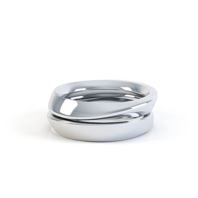 Eternal Twist Ring - Handcrafted & Custom-Made