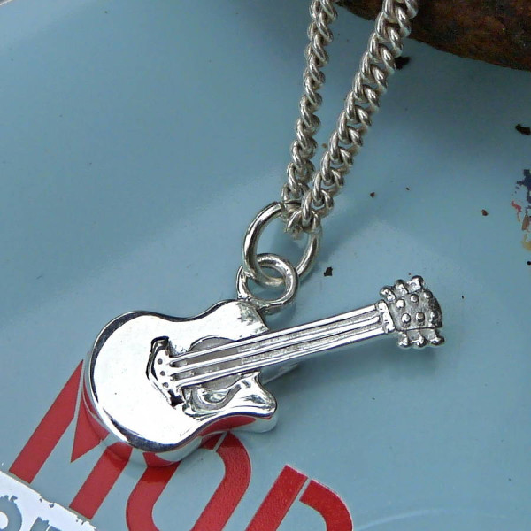 Guitar Pendant - Handcrafted & Custom-Made