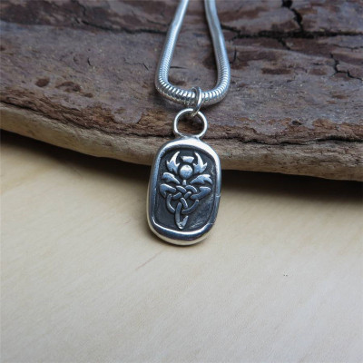 Celtic Thistle Pendant - Handcrafted & Custom-Made