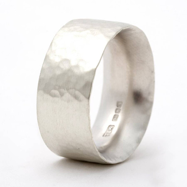 Chunky Hammered Ring - Handcrafted & Custom-Made