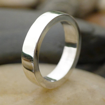 Handmade Chunky Mens Silver Ring - Handcrafted & Custom-Made