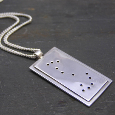 Sterling Silver Constellation Necklace - Handcrafted & Custom-Made