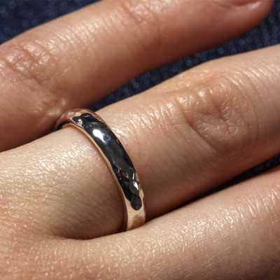 Sterling Silver Halo Wedding Band - Handcrafted & Custom-Made