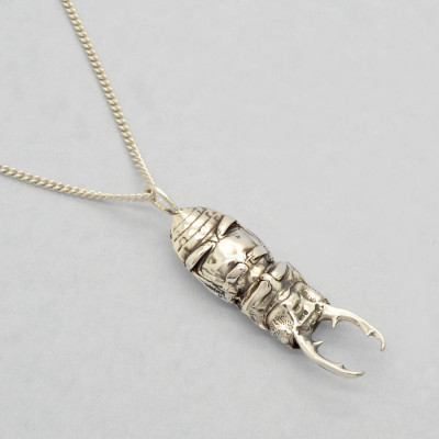 Ferum Beetle Pendant - Handcrafted & Custom-Made