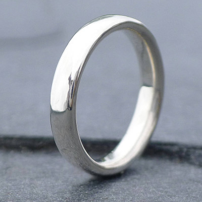 Handmade Comfort Fit Silver Ring - Handcrafted & Custom-Made