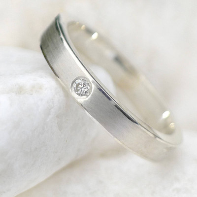 His And Hers Silver Wedding Rings - Handcrafted & Custom-Made