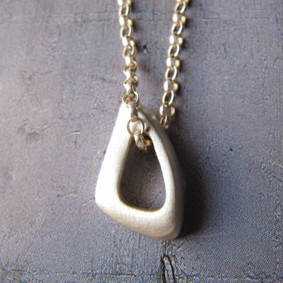 Infinity Triangle Necklace - Handcrafted & Custom-Made