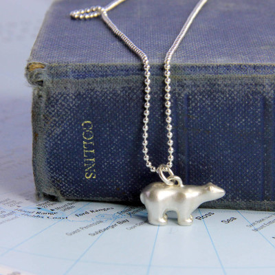 Polar Bear Necklace - Handcrafted & Custom-Made