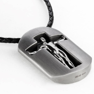 Man Tag Pendant - Handcrafted & Custom-Made