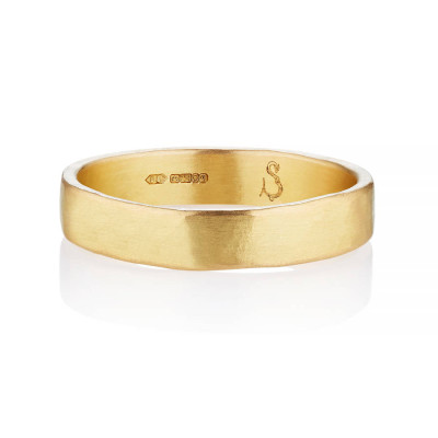 Loki Mens Fairtrade 18ct Gold Wedding Ring - Handcrafted & Custom-Made