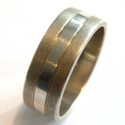 Mens Silver Band Ring - Handcrafted & Custom-Made