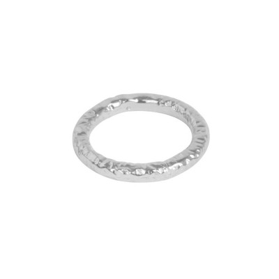 Meteorite Sterling Silver Ring - Handcrafted & Custom-Made
