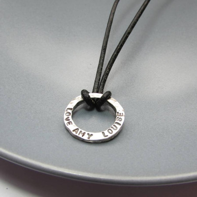 Mini Personalised Dad Necklace - Handcrafted & Custom-Made
