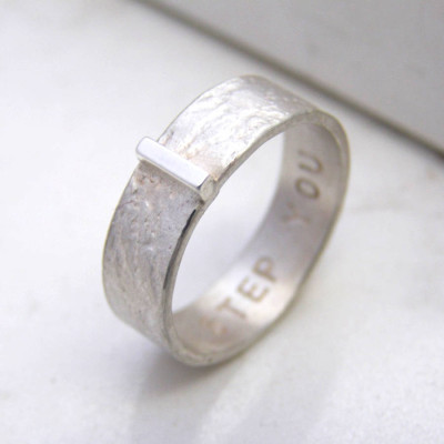 Personalised Contemporary His And Hers Rings - Handcrafted & Custom-Made