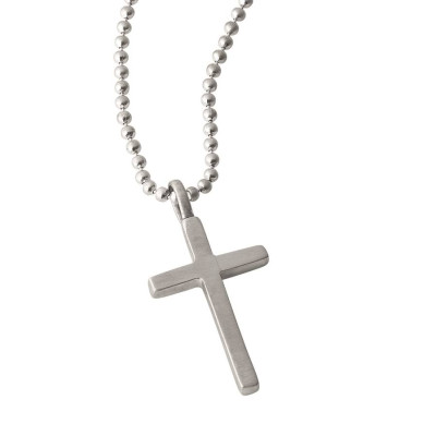 Personalised Love And Protect Cross Mens Chain - Handcrafted & Custom-Made