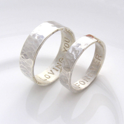 Personalised His And Hers Rings - Handcrafted & Custom-Made