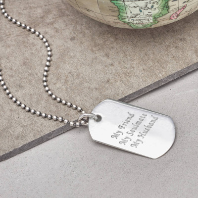 Personalised Location Coordinates Silver Necklace - Handcrafted & Custom-Made
