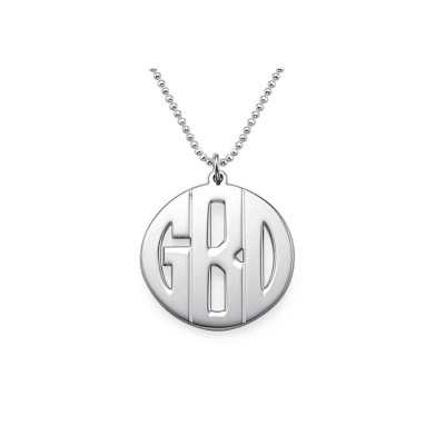 Personalised Mens Monogram Necklace - Handcrafted & Custom-Made