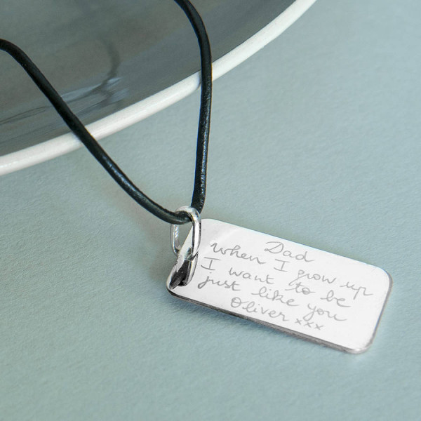 Mens Personalised Dog Tag Necklace - Handcrafted & Custom-Made