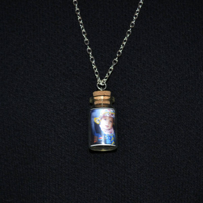 Photo Bottle Charm Necklace - Handcrafted & Custom-Made