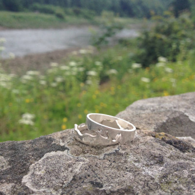 Personalised River Ring - Handcrafted & Custom-Made