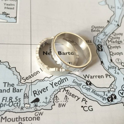 Personalised River Ring - Handcrafted & Custom-Made