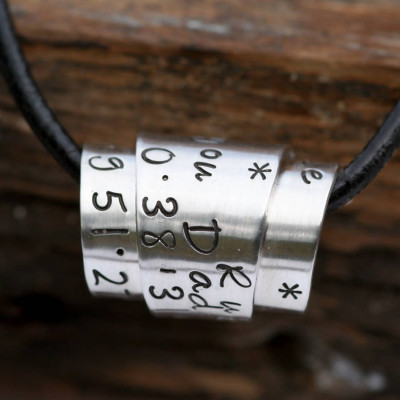 Personalised Secret Scroll Mens Chain - Handcrafted & Custom-Made