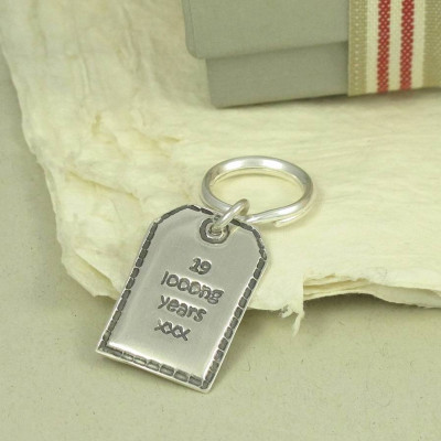 Personalised Silver Designer Label - Handcrafted & Custom-Made