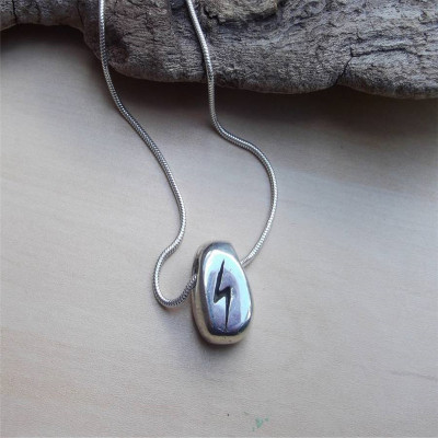 Personalised Silver Rune Neckace - Handcrafted & Custom-Made