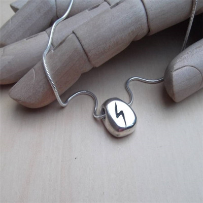 Personalised Silver Rune Neckace - Handcrafted & Custom-Made