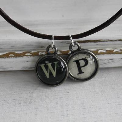 Personalised Vintage Letter Necklace - Handcrafted & Custom-Made