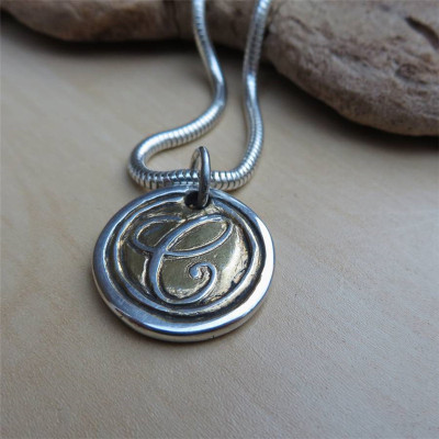 Personalised Wax Seal Pendant - Handcrafted & Custom-Made