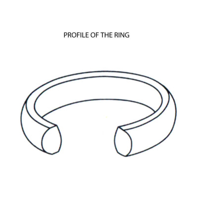 18ct Gold Wedding Band Wedding Ring - Handcrafted & Custom-Made
