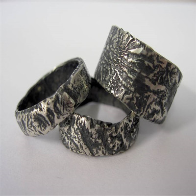 Rocky Outcrop Slim Ring - Handcrafted & Custom-Made