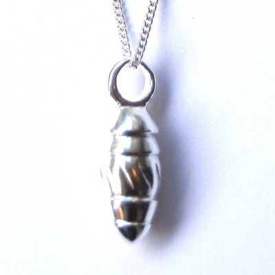 Silver Toggle Twisted Pendant - Handcrafted & Custom-Made