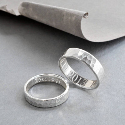 Sterling Silver Secret Message Ring - Handcrafted & Custom-Made