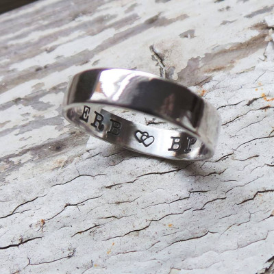 Silver Personalised Ring - Handcrafted & Custom-Made